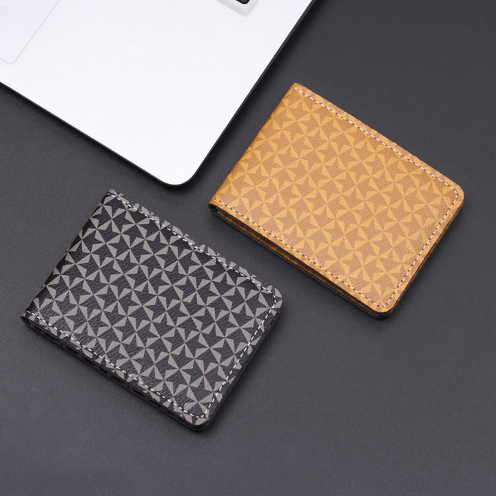 Stylish Geometric Pattern Card Holder