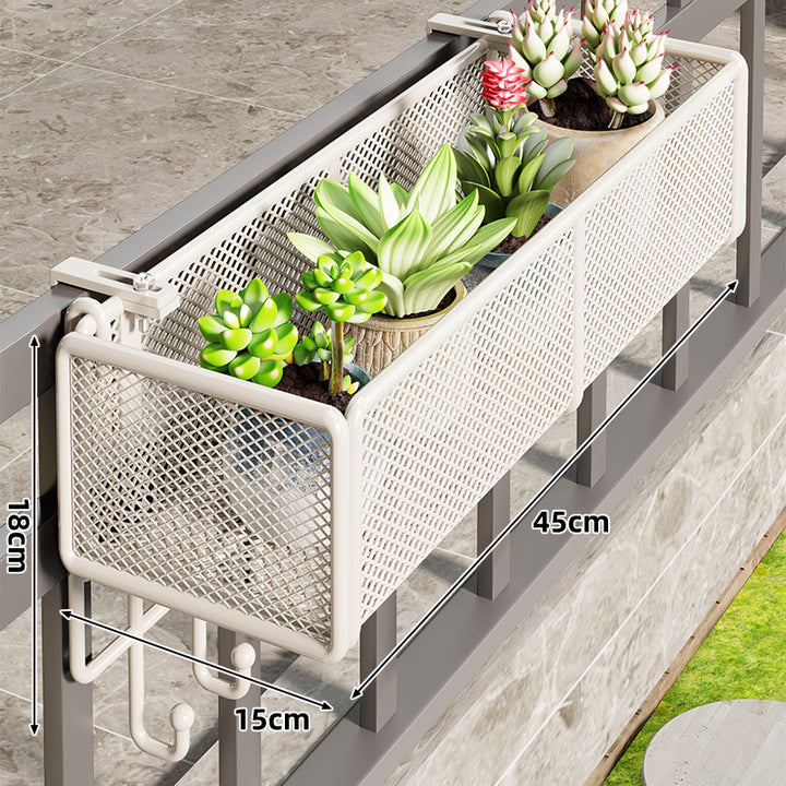 Balcony Rail Hanging Planter Box