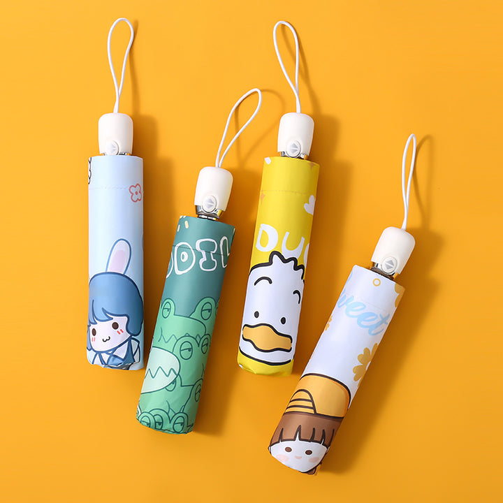 Ladies funny folding umbrella with animal motifs Stornfield