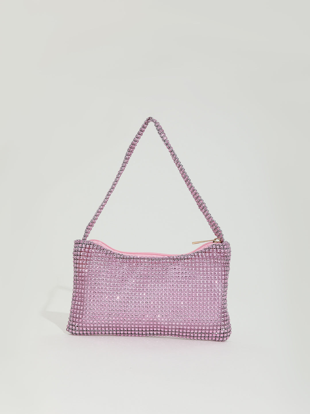 Elegant Rhinestone-Embellished Handbag
