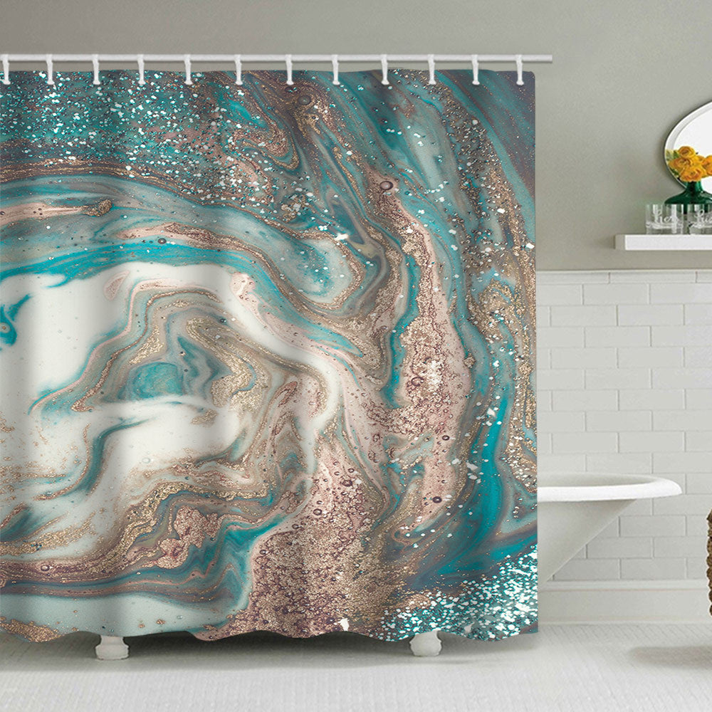 Artistic Marble Design Shower Curtain Stornfield