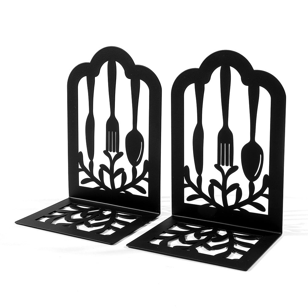 Decorative Cutlery-Themed Bookends