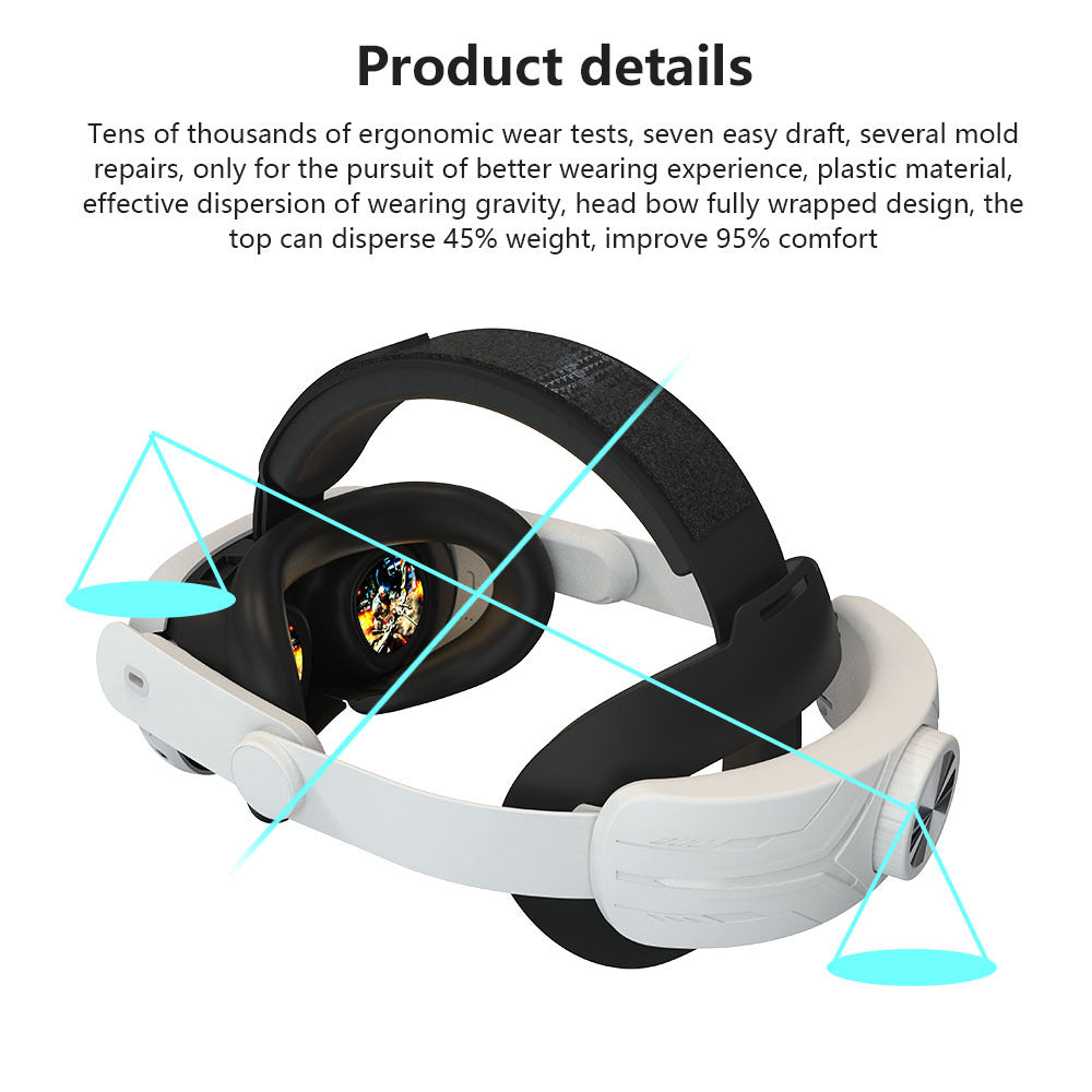 VR-Headset with Adjustable Wearing Comfort Stornfield