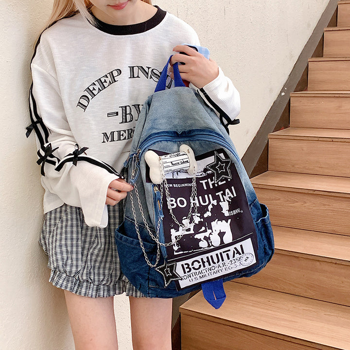 Casual Graphic Print School Backpack Stornfield
