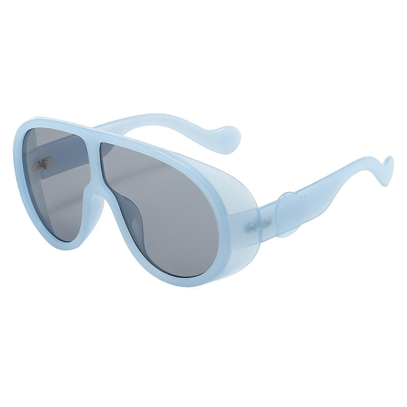 Ladies extravagant sunglasses with stylish transparent frame Stornfield