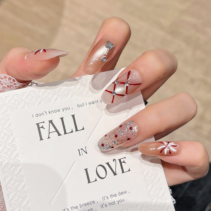 Festive Decorative Press-On Nail Art Stornfield