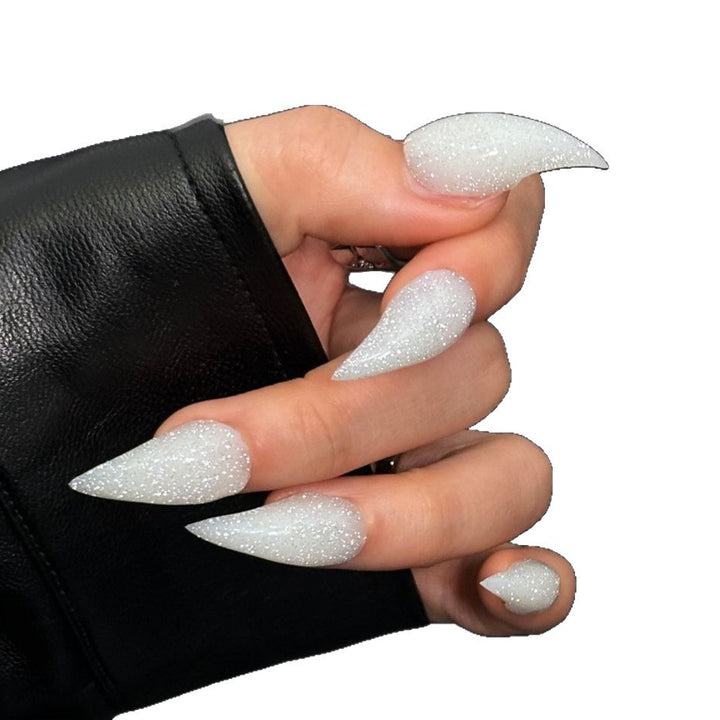 Glitzy Stiletto Press-On Nail Enhancements
