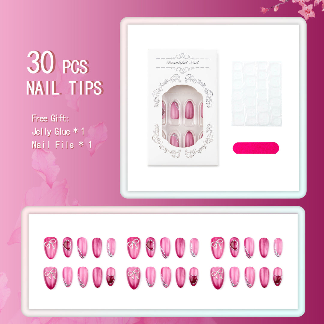 Decorative Acrylic Nail Tips Set