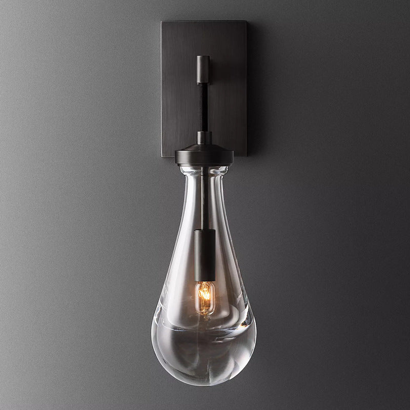 Elegant Glass Wall Sconce