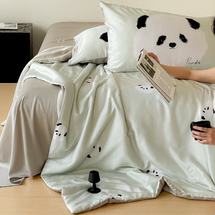 Cute Cartoon Dog-Themed Bedding Set