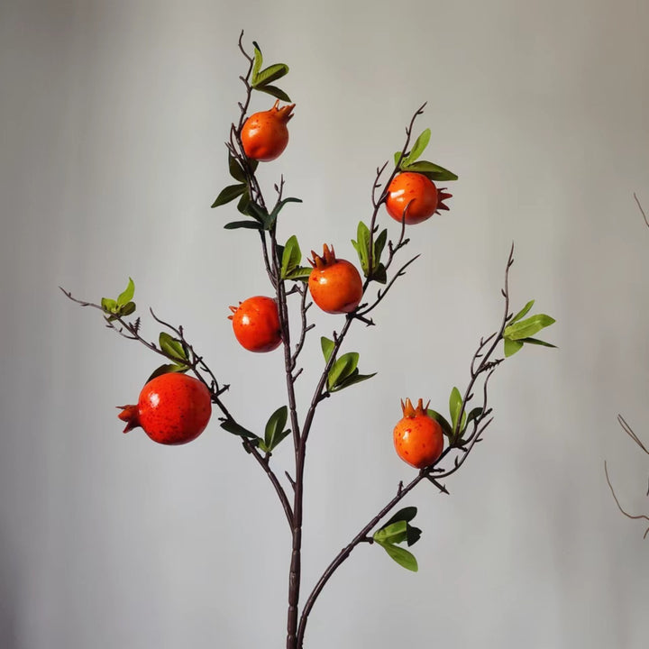 Decorative Pomegranate Branch Arrangement