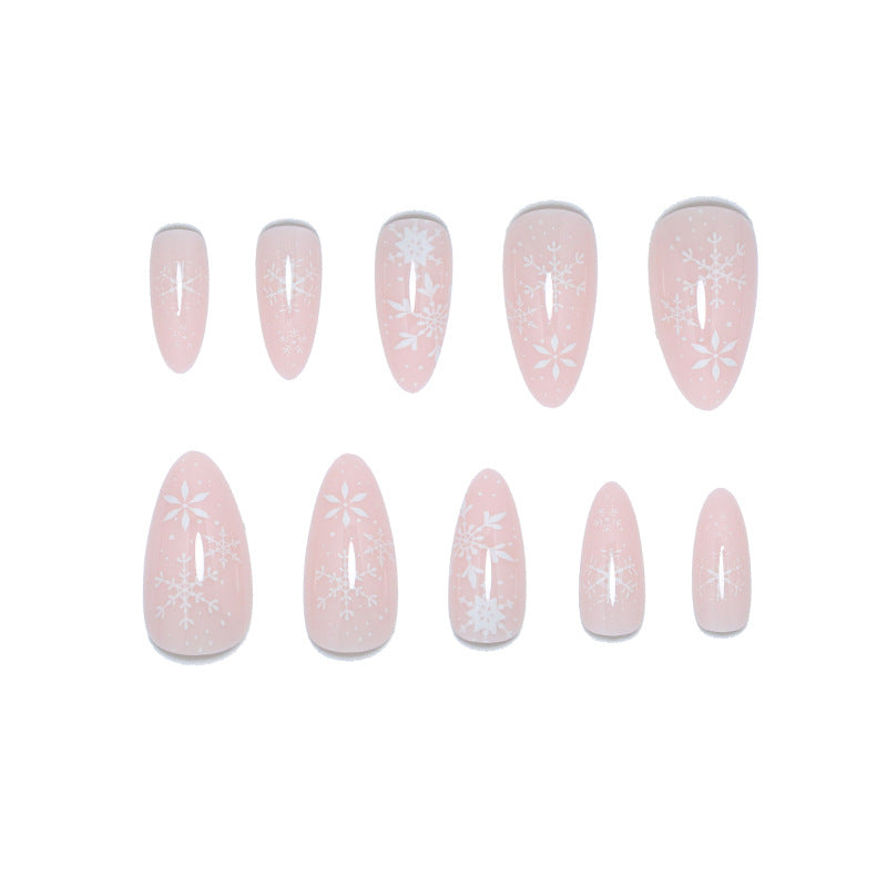 Artistic Holiday-Themed Press-On Nails Stornfield