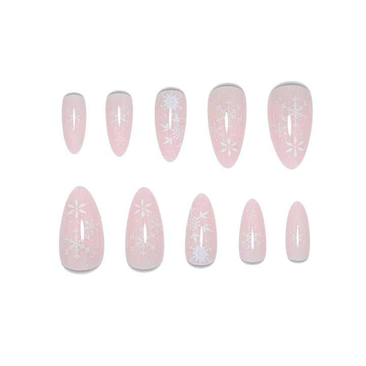 Artistic Holiday-Themed Press-On Nails Stornfield