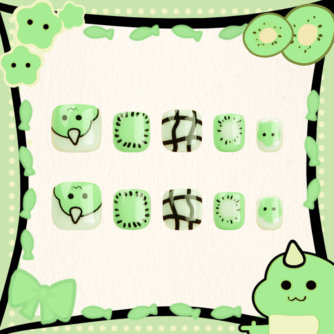 Artificial Nail Art with Panda Designs Stornfield