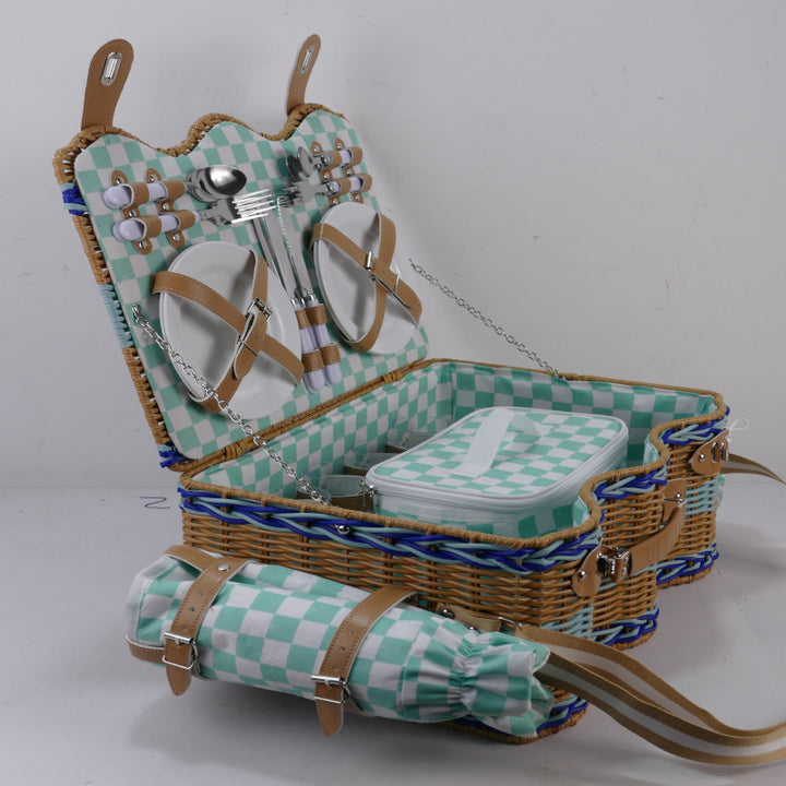 Ladies picnic basket with extensive equipment and stylish interior Stornfield
