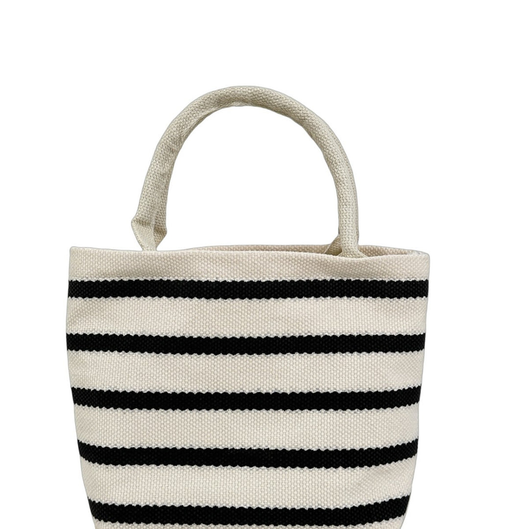 WoStriped Canvas Tote Bag Stornfield