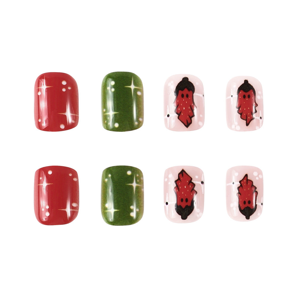 Holiday-Inspired Press-On Nail Art Stornfield