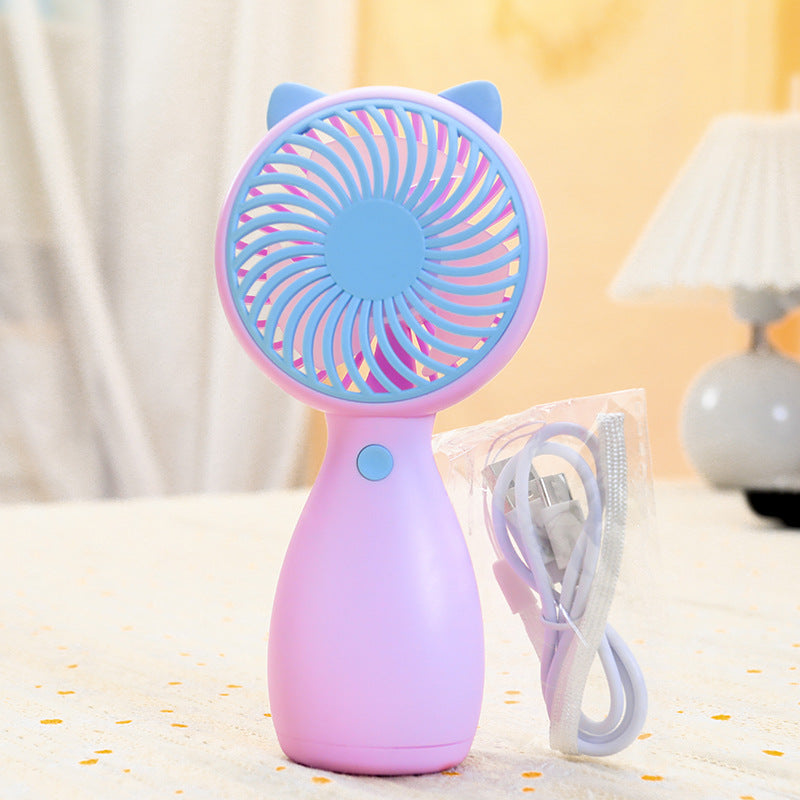 Women Portable Hand Fan in Cute Animal Design Stornfield
