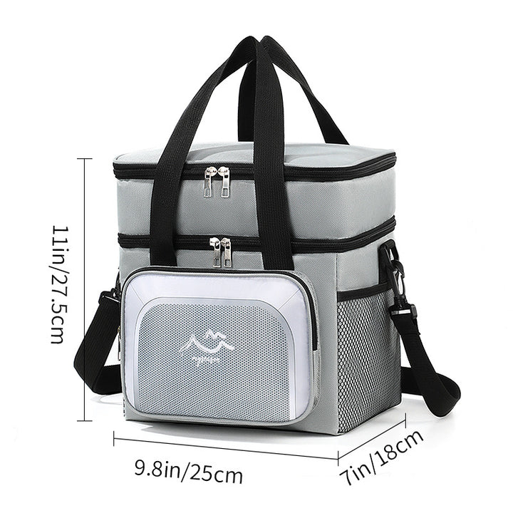 Multi-Compartment Insulated Lunch Cooler Bag Stornfield