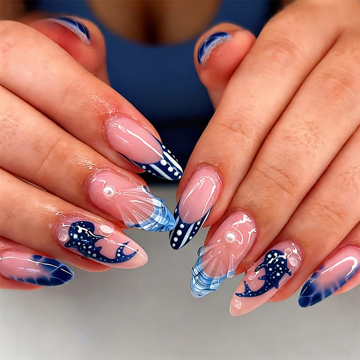 Creative Nail Art Set with Maritime Dolphin Design Stornfield