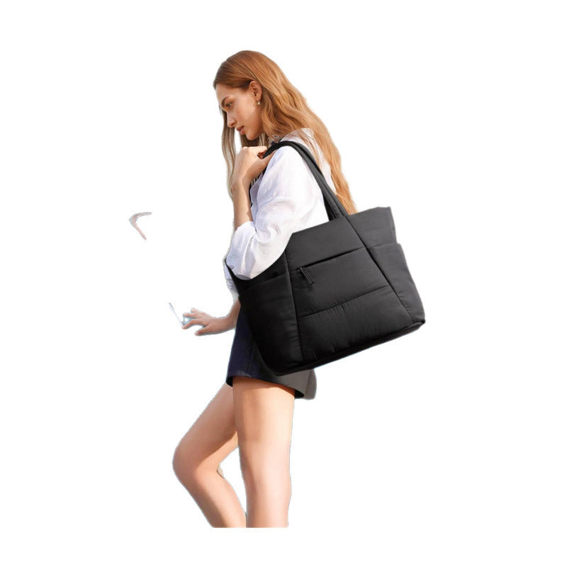 Stylish and Padded Tote Bag with Removable Interior Pocket Stornfield