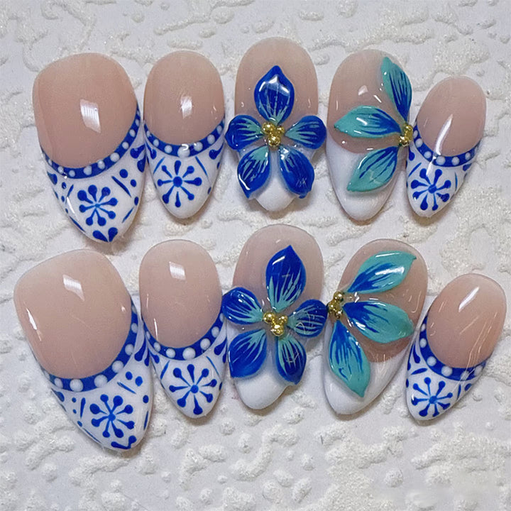 Decorative Floral Press-On Nail Art Set Stornfield 1790636675