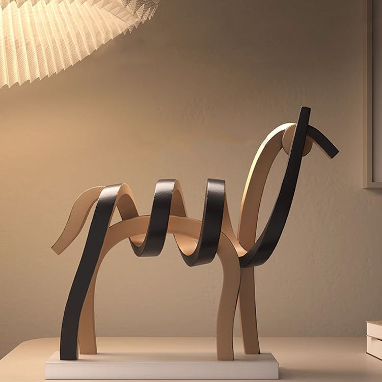 Abstract Decorative Horse Sculpture