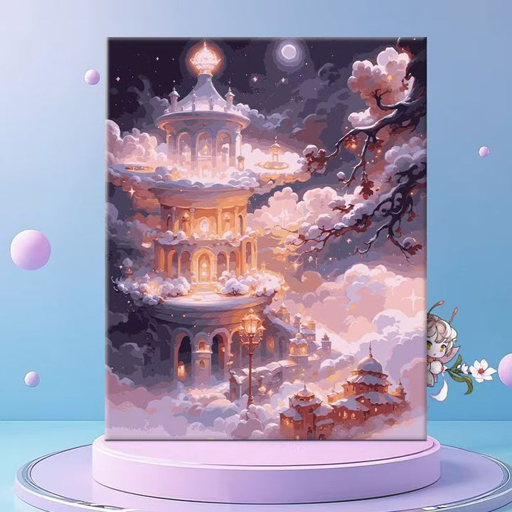 Whimsical Floral Fantasy Canvas Wall Art Stornfield