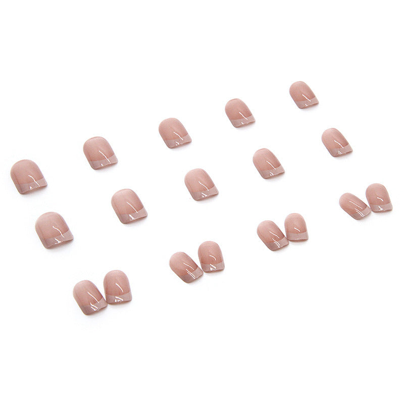 Classic French Tip Press-On Nail Set Stornfield