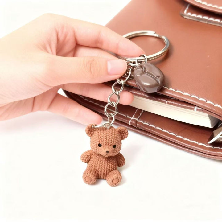 Playful keychain with bears and drink Stornfield