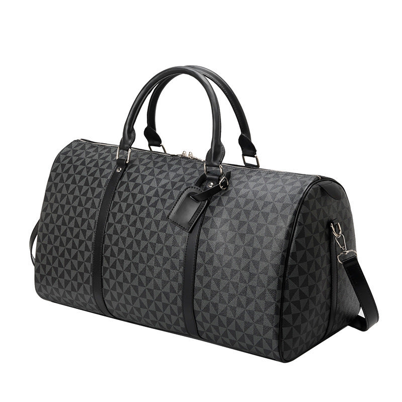 Spacious travel bag with stylish geometric design Stornfield