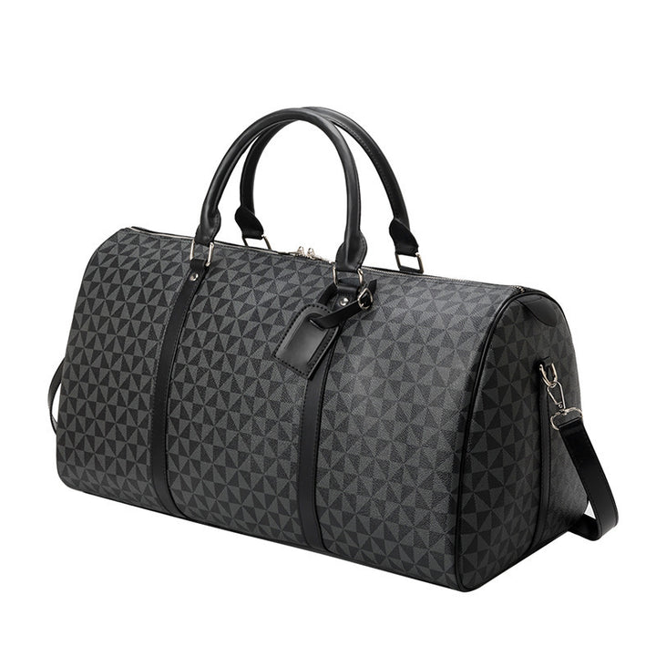 Spacious travel bag with stylish geometric design Stornfield