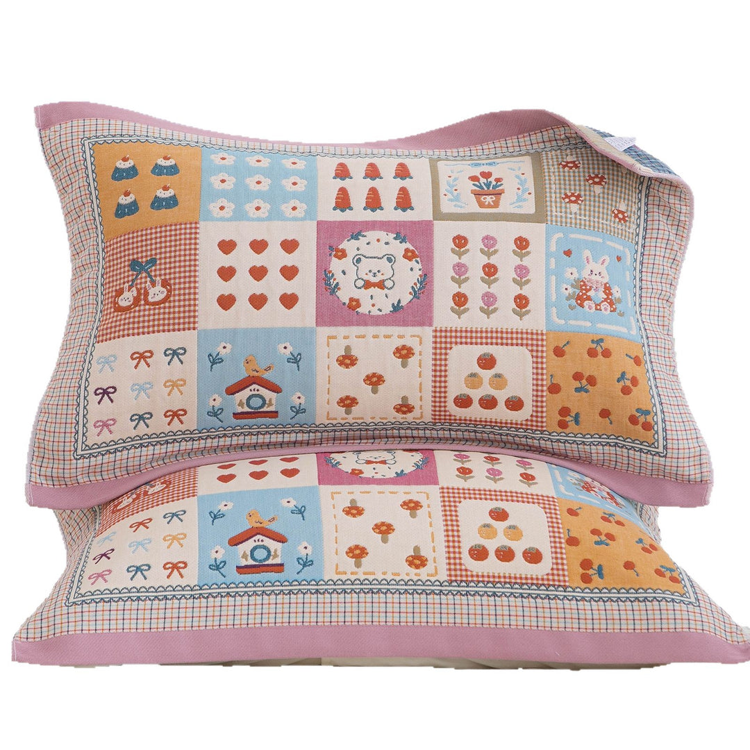 Women's cushion covers with cheerful patchwork design Stornfield