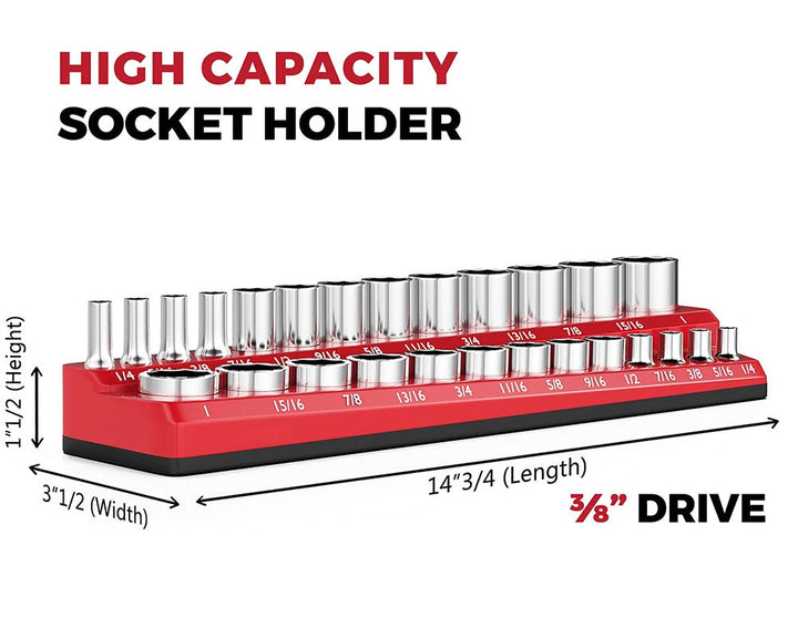Heavy-Duty Magnetic Socket Organizer Stornfield