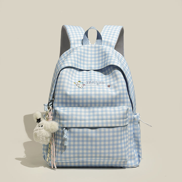 Cute Gingham Patterned Backpack Stornfield