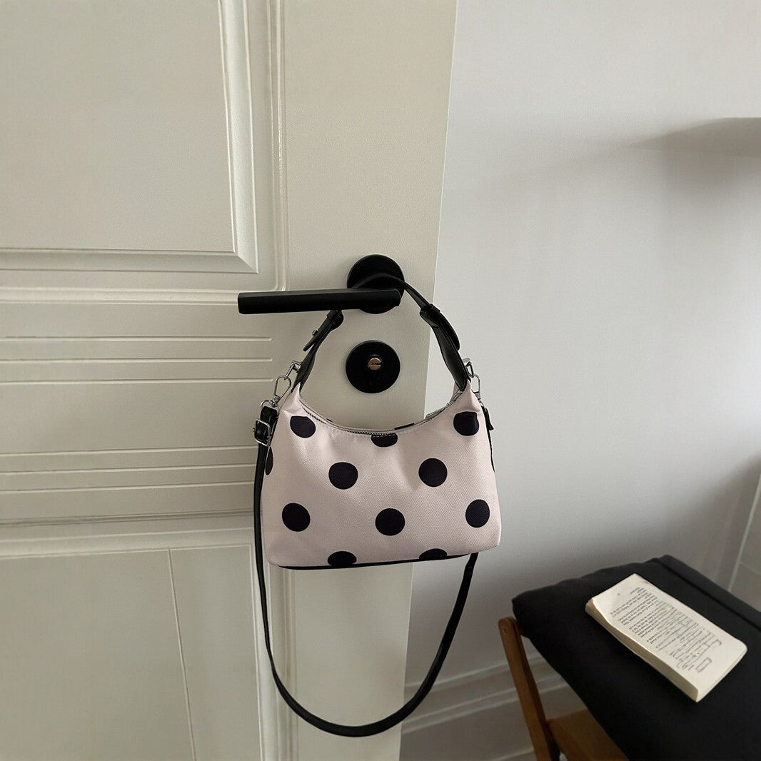 Polka Dot Mini Shoulder Handbag
