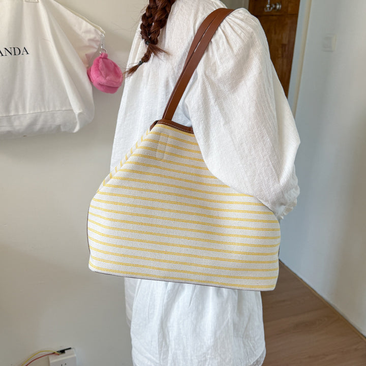 Reusable Striped Beach Tote Stornfield