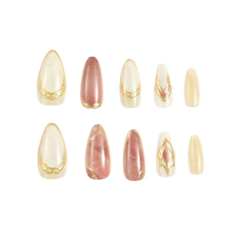 Acrylic nails in modern layered look Stornfield