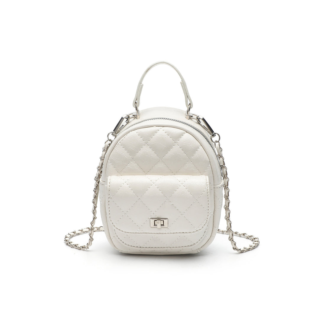 Quilted Metallic Mini Backpack Stornfield