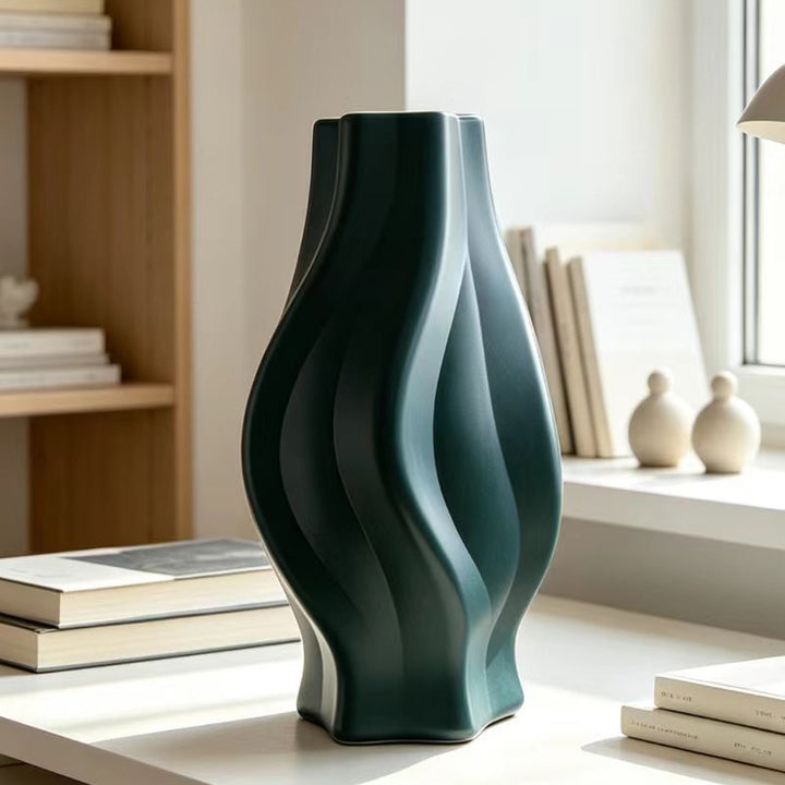 Wave-Designed Decorative Vase Stornfeild