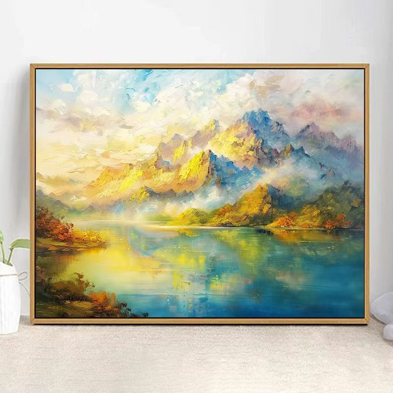 Majestic Mountain Landscape Art Print Stornfield