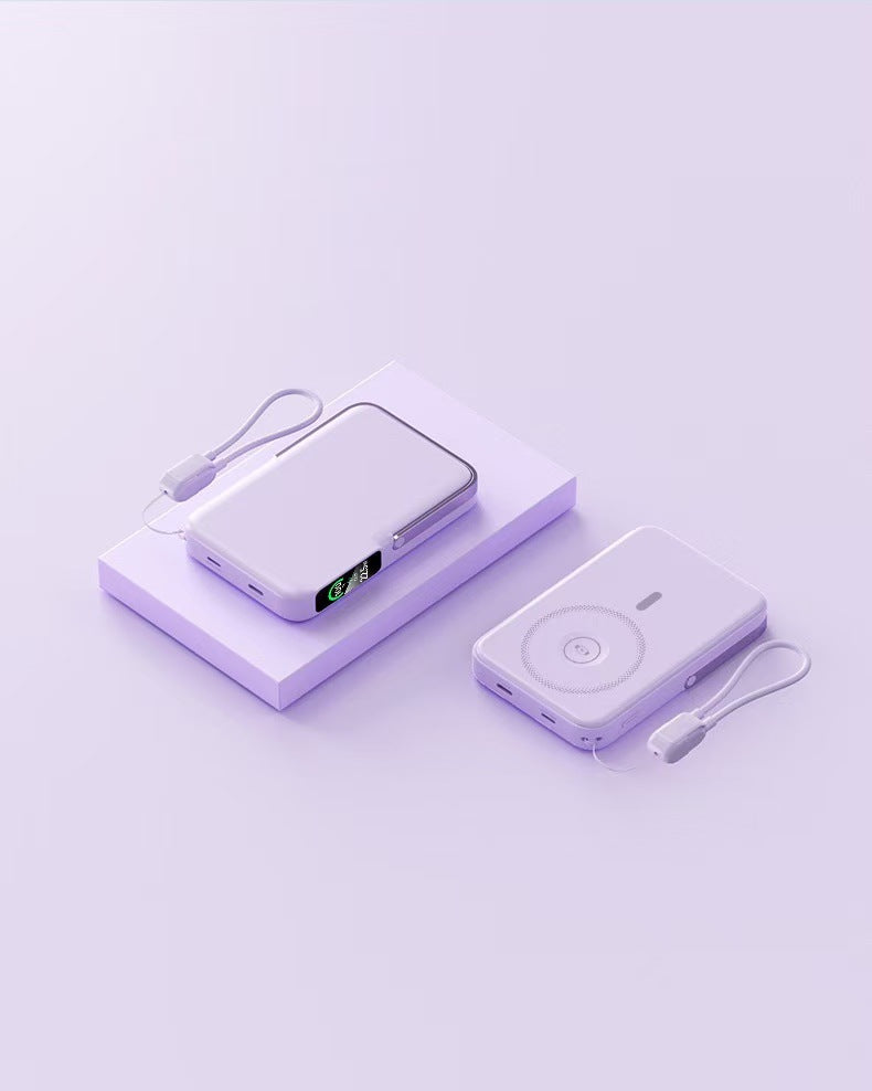 Powerbank with Integrated Wireless Charging Function and LCD Display Stornfield