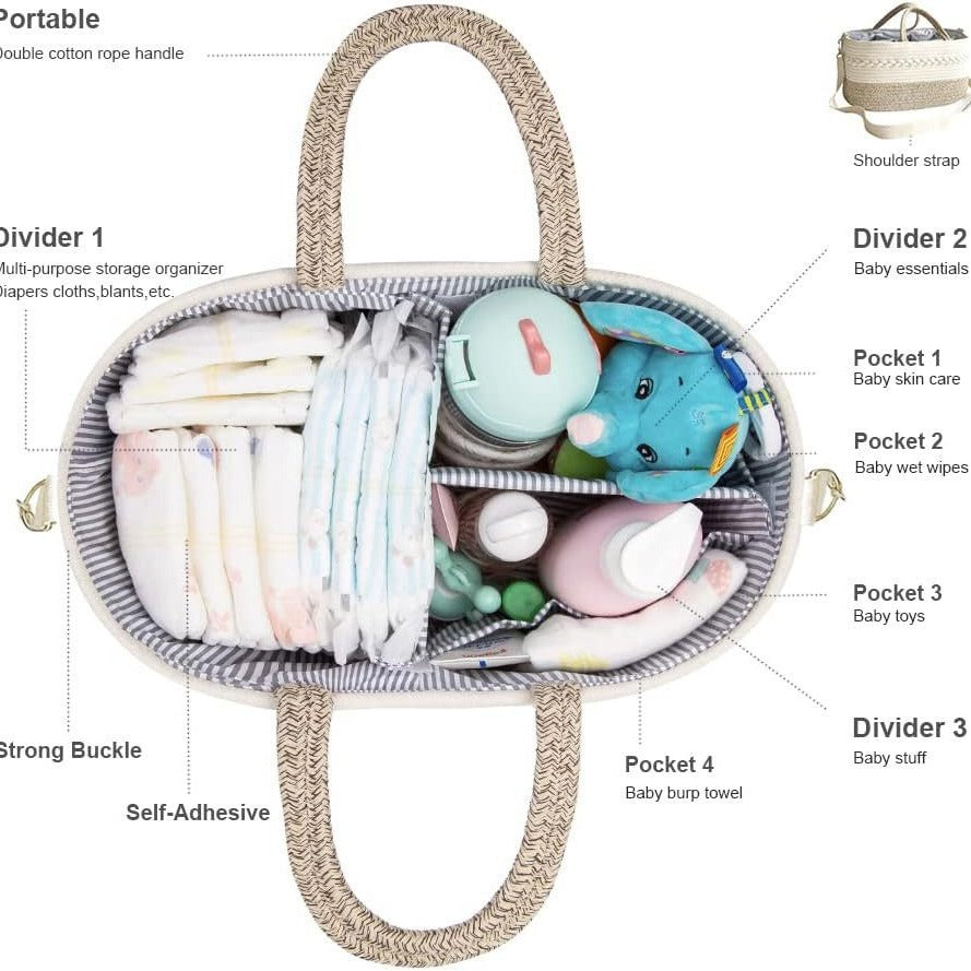 Women's versatile diaper bag with practical carrying system Stornfield