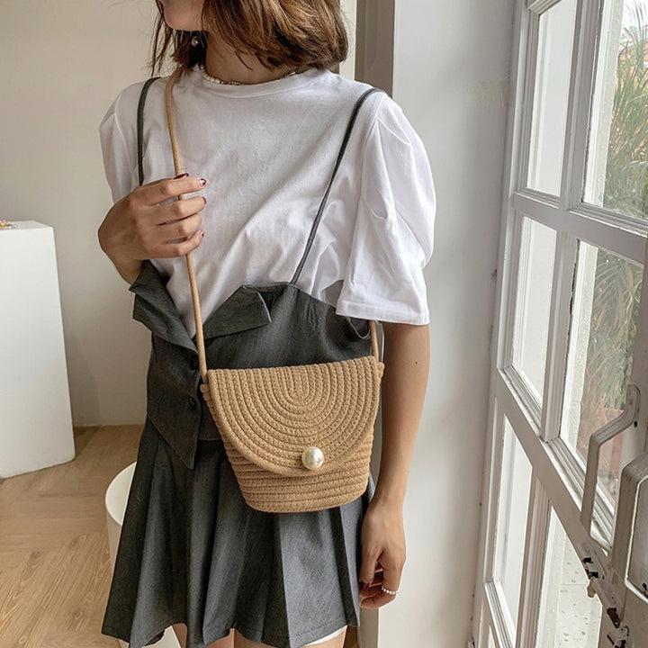 Ladies Stylish Clutch made of woven material Stornfield