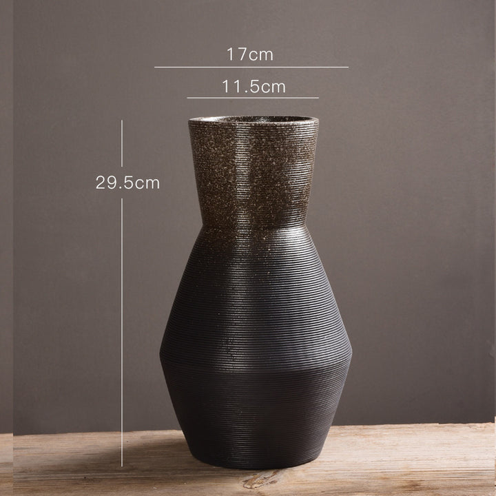 Textured Statement Ceramic Vase