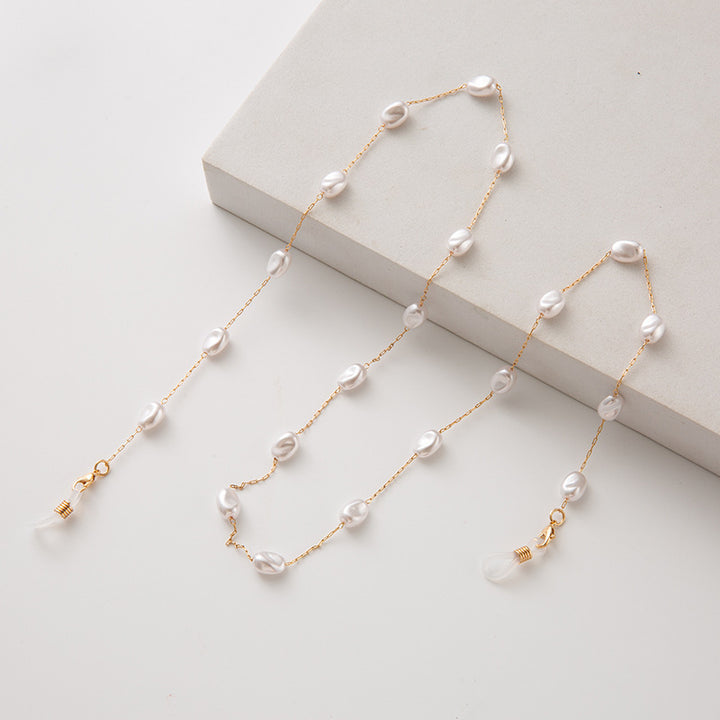 Pearl-Accented Eyewear Chain Stornfield