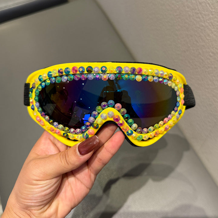 Ladies Ski Goggles with Sparkling Crystal Frame Stornfield