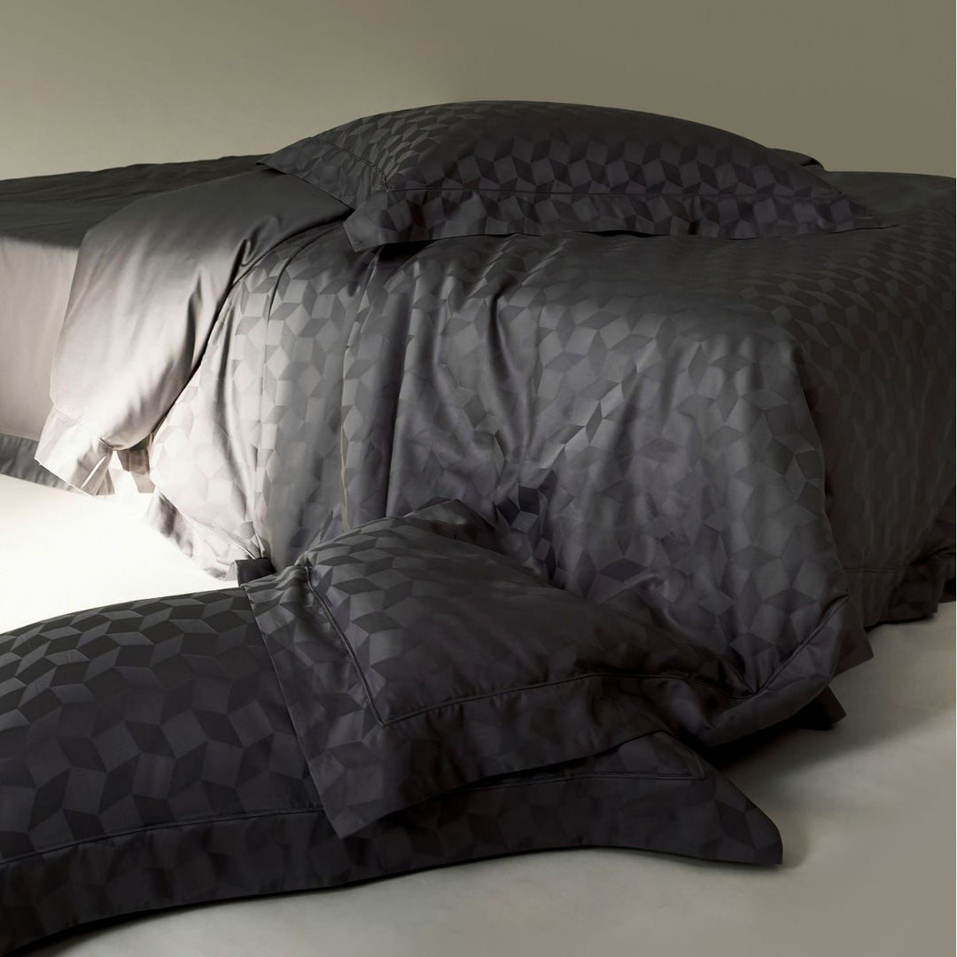Luxury Jacquard Geometric Duvet Cover Set