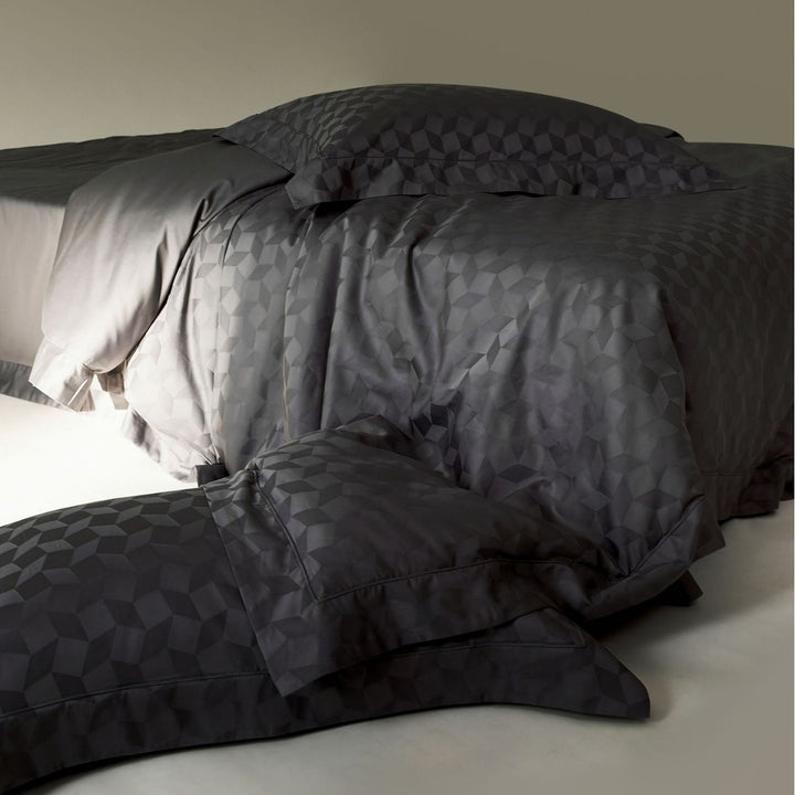 Luxury Jacquard Geometric Duvet Cover Set