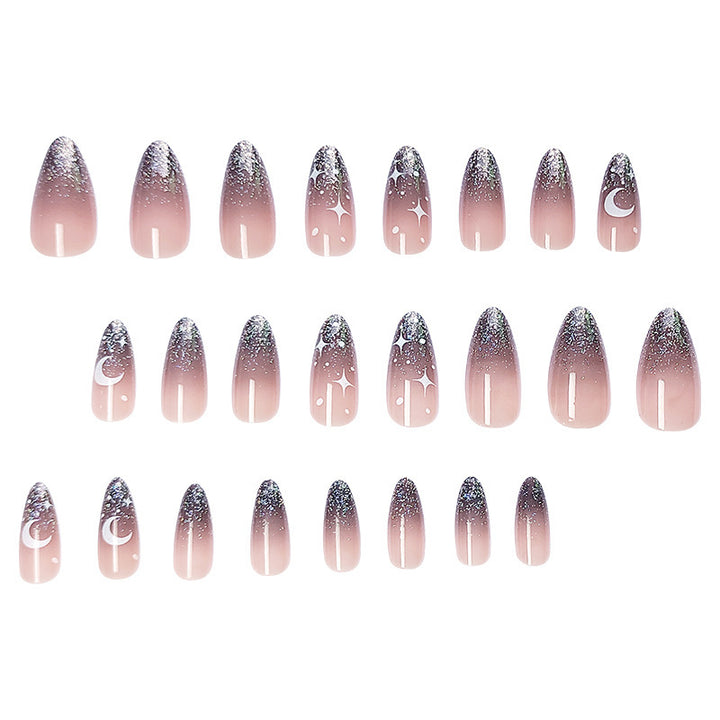 Celestial Themed Nail Art